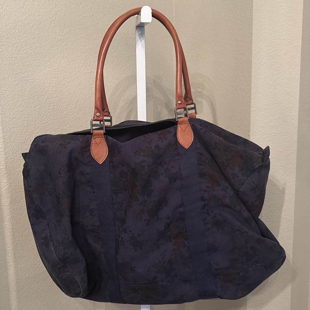 Vintage Gap weekend bag Navy and Brown Women's Tote Bag - Picture 4 of 10